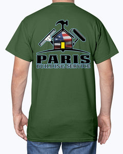 Paris Building Service REDUX USA T-Shirt - Raymond's Workshop