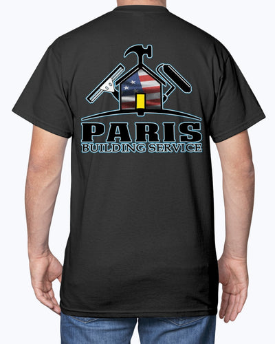 Paris Building Service REDUX USA T-Shirt - Raymond's Workshop