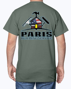 Paris Building Service REDUX USA T-Shirt - Raymond's Workshop