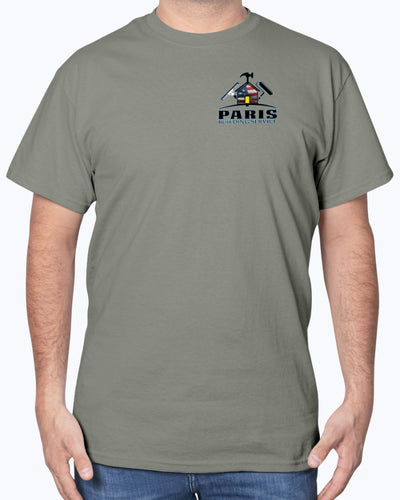 Paris Building Service REDUX USA T-Shirt - Raymond's Workshop