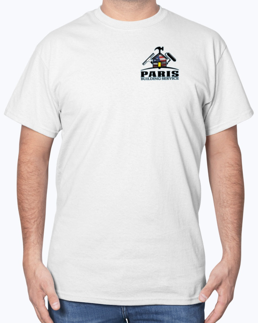 Paris Building Service REDUX USA T-Shirt - Raymond's Workshop