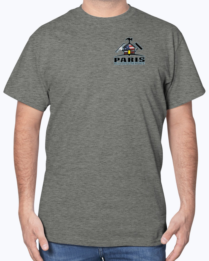 Paris Building Service REDUX USA T-Shirt - Raymond's Workshop