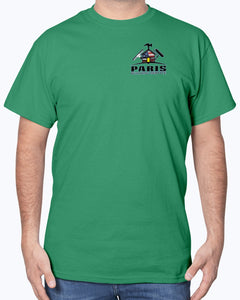 Paris Building Service REDUX USA T-Shirt - Raymond's Workshop