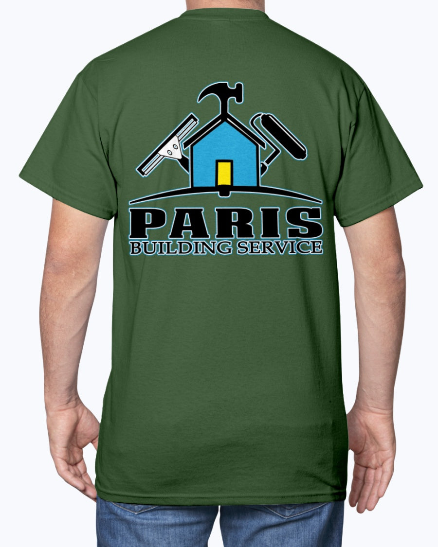 Paris Building Service REDUX T-Shirt - Raymond's Workshop