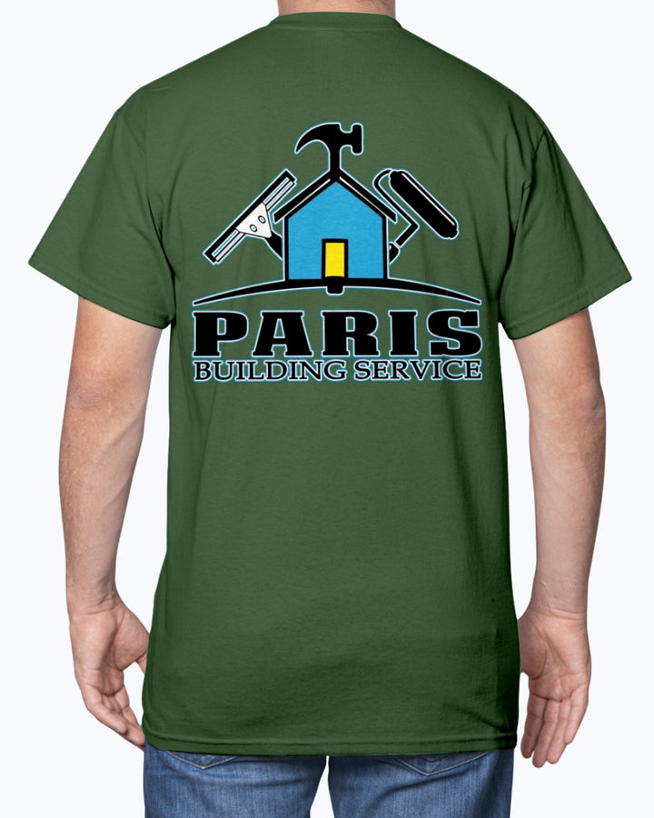 Paris Building Service REDUX T-Shirt - Raymond's Workshop