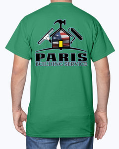 Paris Building Service REDUX USA T-Shirt - Raymond's Workshop