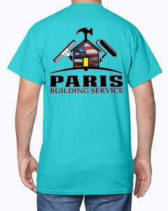 Paris Building Service REDUX USA T-Shirt - Raymond's Workshop