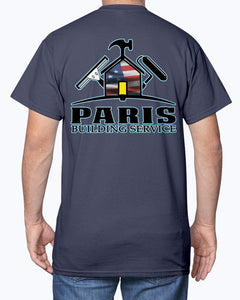 Paris Building Service REDUX USA T-Shirt - Raymond's Workshop